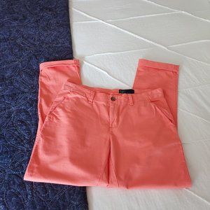 EUC GAP poppy colored girlfriend chinos, size 0